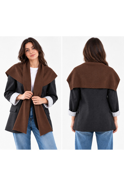 MY VİNTAGE Square Patchwork Scarf - Sports Knitwear Knitted Shoulder Scarf | ...