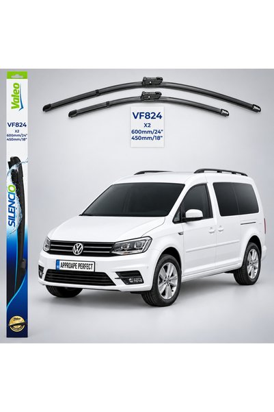 VALEO Wipers VW Caddy IV Box Body/MPV (SAA, SAH) 2015-2020 | Silencio Xtrm VF...