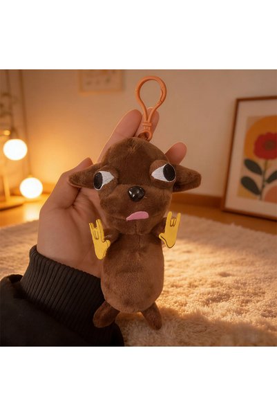 BANDAI A Room Decor Stuffed Animals Chihuahua Keychain Pendant Puppy Pet Stuf...