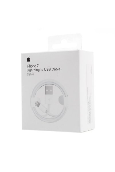 Apple Γνήσιο Καλώδιο Lightning 8-pin Φόρτισης και Δεδομένων, 1 m, Λευκό (MD819)