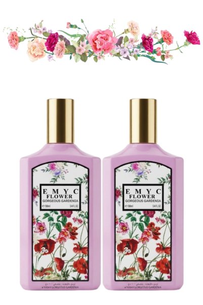 EMYC PERFUMES قطعتان من الزهور الرائعة Gardenia Perfume 100 مل