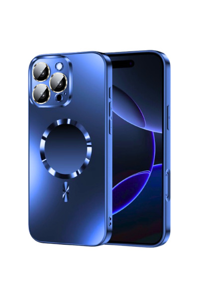 GrandMobile Husa iPhone 12, MagSafe AG Glass Shockproof - Protectie Camera, N...