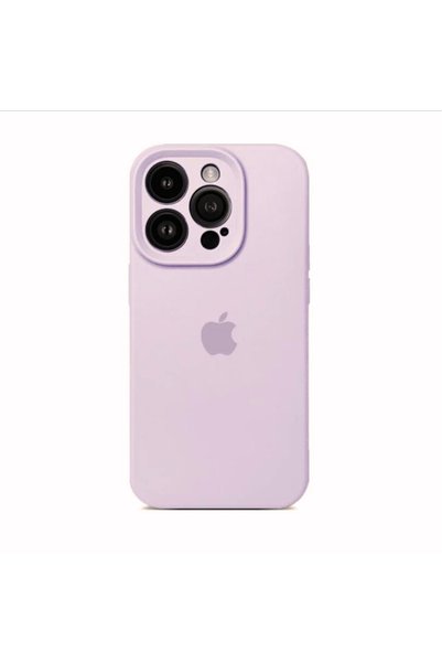 GrandMobile Husa din Silicon cu Protectie Camera pentru iPhone 13 Pro, Liliac