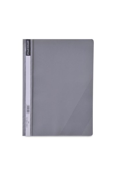 Office Style Dosar Plastic Gri A4 cu Sina, pentru organizare si arhivare acte