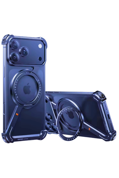 GrandMobile Husa pentru iPhone 17 Pro Max/ 18 Pro Max, Metalică fără ramă cu ...
