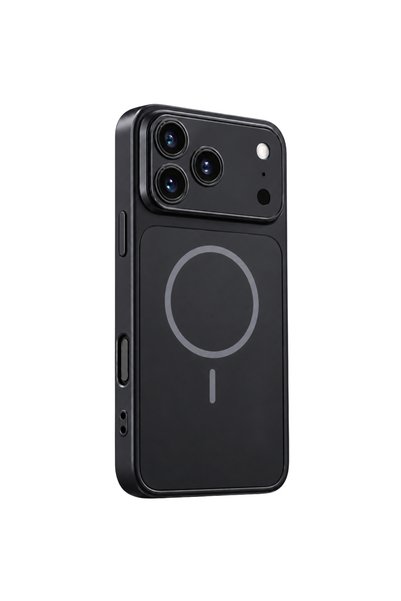 GrandMobile Husa pentru iPhone 17 Pro/ 18 Pro, Sticlă AG Mată MagSafe Subțire...