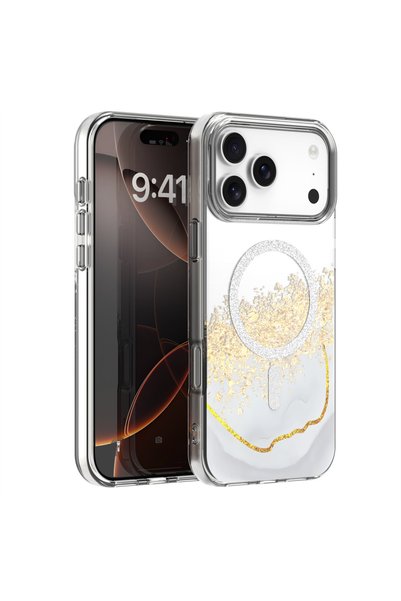 TFO Husa iPhone 17 Pro/ 18 Pro, Epoxy MagSafe, Albă