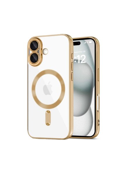 GrandMobile Husa Luxury MagSafe cu Protectie Lentile Camera si Anti-Shock pen...