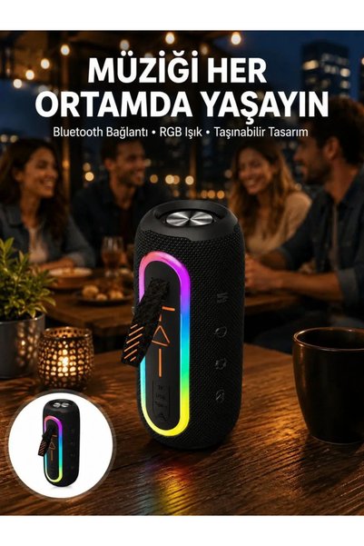 Bluetooth Hoparlör Usb Şarjlı Uzun Pil Ömrü Android Ve İos Uyumlu Renkli Yeni Nesil