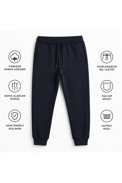 La ciel Paris Boy's Navy Blue Jogger