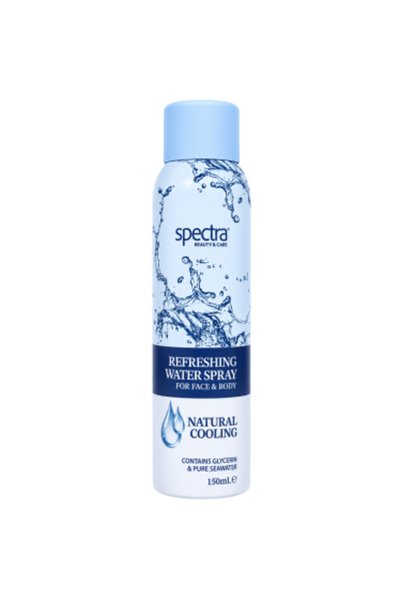 Spectra بخاخ ماء منعش للوجه والجسم، يحتوي على الجلسرين وماء البحر النقي، حجم ...