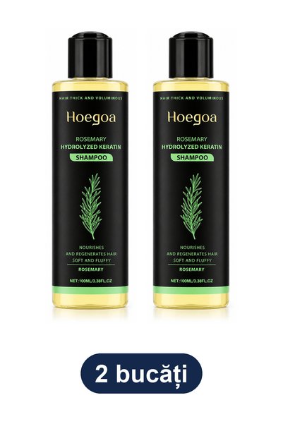 OEM Set de 2 șampoane Hoegoa cu rozmarin și keratină hidrolizată pentru părul...