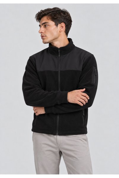 Sheer Original Tam Fermuarlı Softshell Polar