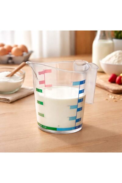Eynel Dereceli Ölçü Kabı Aralıklı Göstergeli Ölçü Kapları (1000 ml)
