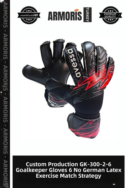 Armoris Special Production Gk-300-2-6 Goalkeeper Glove No. 6 German Latex Exe...