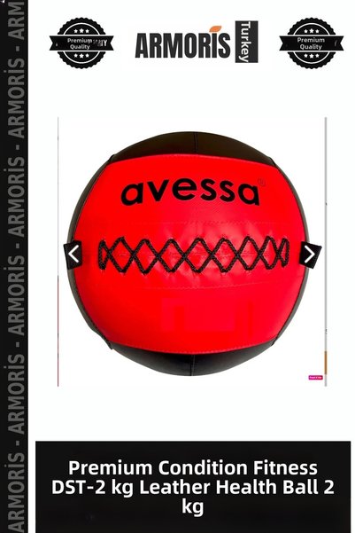 Armoris Premium Conditioning Fitness Physical Dst-2 kg Leather Health Ball 2 kg