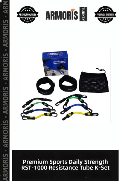 Armoris Premium Spor Günlük Kuvvet Rst-1000 Resistance Tube K-Set