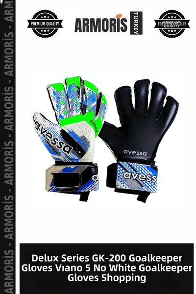 Armoris Delux Series Gk-200 Goalkeeper Gloves Vıano No 5 White Gloves Shopping