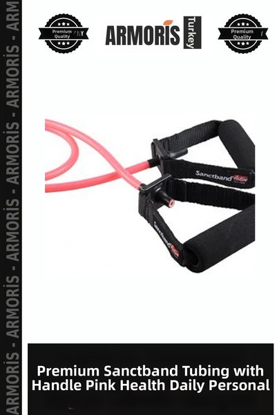 Armoris Premium Sanctband Tubing with Handle Pink Health Care Daily Individua...