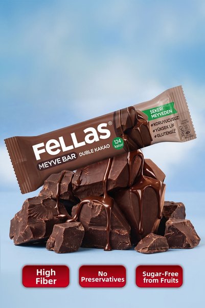 Fellas بار الفواكه - كاكاو مزدوج (35 جرام) × 12 قطعة