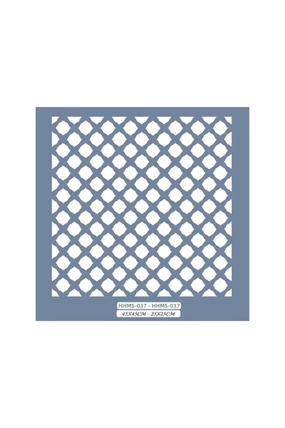 Cadence Boya Hhmms37 Home Heritage Geometric Pattern Stencil 25X25Cm