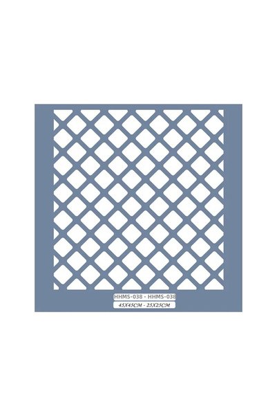 Cadence Boya Hhms38 Home Heritage Square Pattern Stencil 45X45Cm