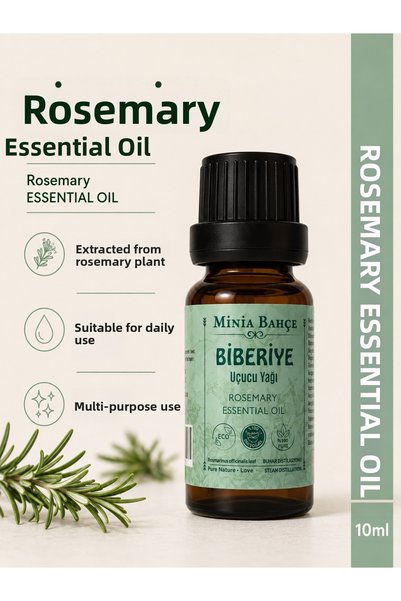 Minia Bahçe Bitki Sanat Atölyesi Rosemary essential oil – 10 ml | pure and un...