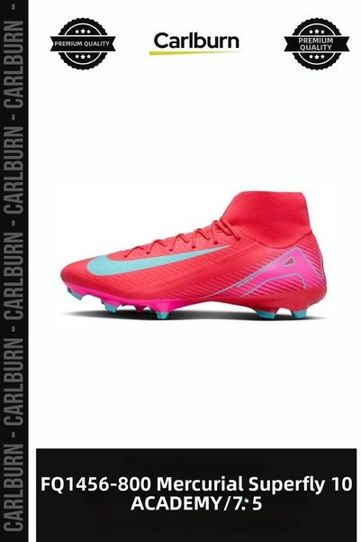 Carlburn Premium FQ1456-800 Mercurial Superfly 10 ACADEMY/7.5 Men's Soccer Cl...