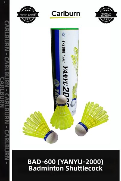 Carlburn Deluxe Series BAD-600 (YANYU-2000) Badminton Shuttlecock Match Motio...