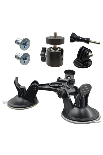 Choice black color Tri-angle Car Suction Cup Glass Holder Tripod Mount for In...