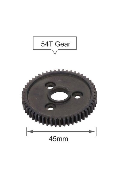 Choice 54T Rc Metal Steel 54T 32P Spur Gear with 15T/17T/19T Pinions Gear Set...