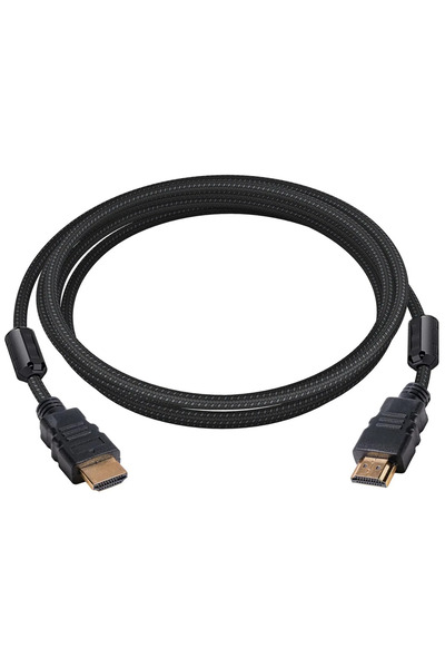 GABBLE GAB-HDMI03 كابل HDMI مضفر ذهبي بطول 3 أمتار