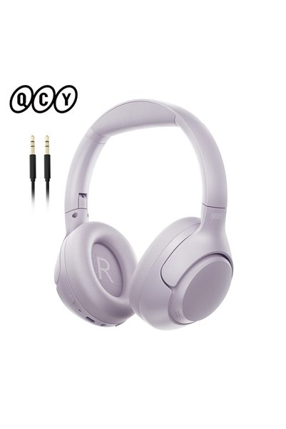 Choice QCY H3-Purple QCY H3 ANC Hi-Res Audio Wireless Bluetooth 5.4 Headphone...