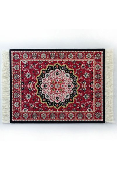 Choice سجادة ماوس مقاس 18×26 سم رقم 1 بتصميم سجادة فارسية، مصنوعة من المطاط ا...