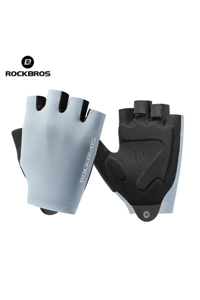 Choice24 قفازات ROCKBROS XXL S408 باللون الأزرق من ROCKBROS للصيف، قفازات نصف...