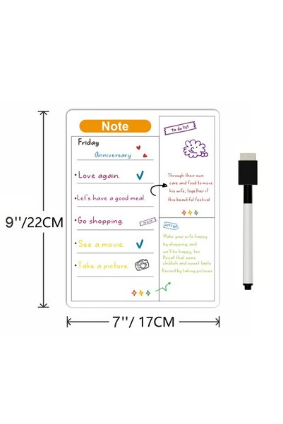 Choice S With 1 pen Magnetic Calendar For Fridge Monthly Weekly Planner Calen...