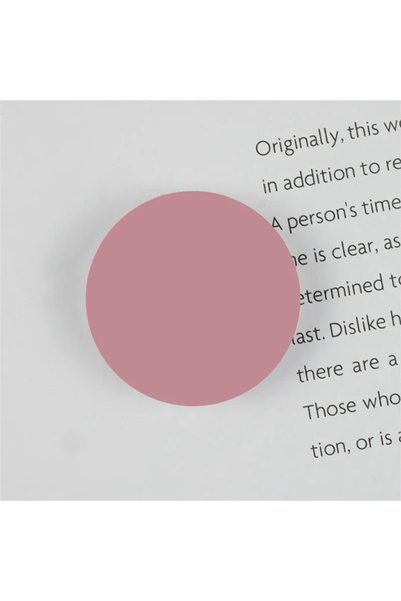 choice2 06-pink 1/2/4Pcs Round Solid Color Foldable Finger Ring Solid Grip To...