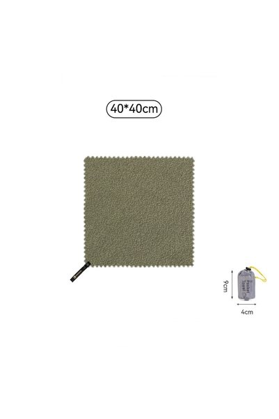 Choice Green 40x40cm HIKEMAN Outdoor Quick-drying Towel Portable Camping Hiki...