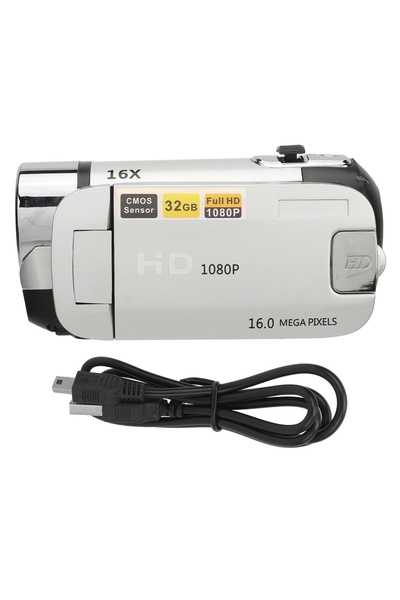 Choice4 Silver D90 1080P 16MP Digital Camera 2.4 Inch Rotatable Screen Camcor...