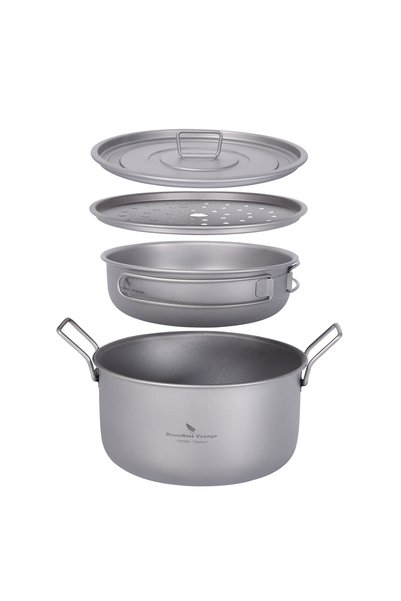 Choice Ti2057C Boundless Voyage Camping Cooking Pot Multifunctional Titanium ...
