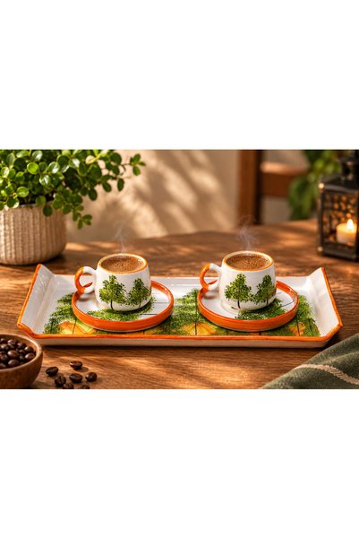 HİFA HOME Ceramic Coffee Cup Set Handcrafted
