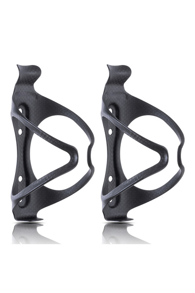Choice 2 Piece HUALONG Carbon Fiber Bicycle Water Bottle Cage MTB Road Bike W...