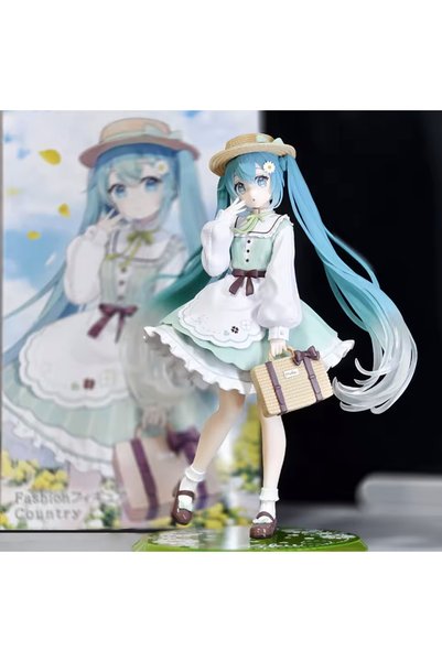 BANDAI with box 20cm Desktop Cute Hatsune Miku Kwaii Style Anime Figure Toys ...