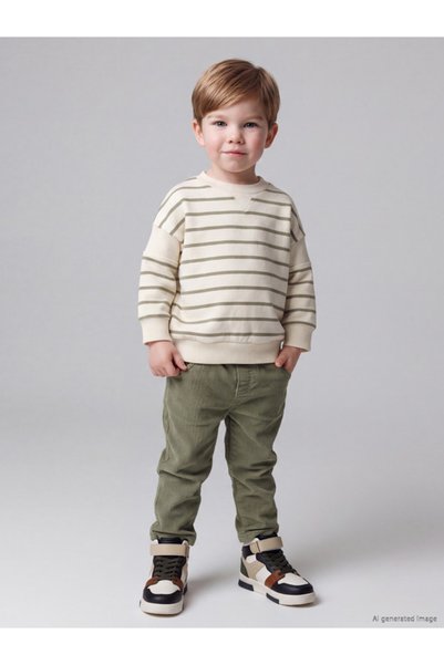 LC Waikiki Quality Pieces from Çelebi Store Striped Baby Boy Suit