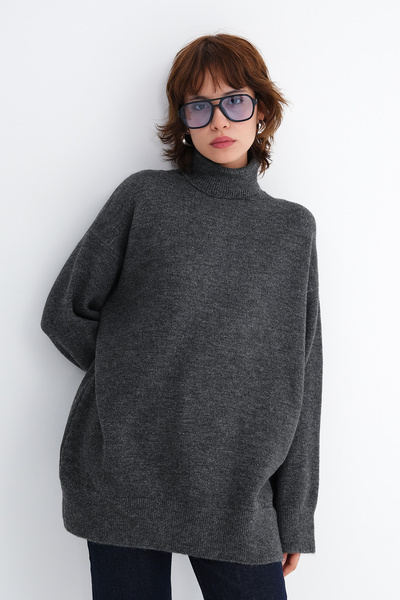 Addax Turtleneck Knitwear Sweater K3537