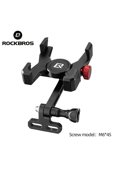 ROCKBROS 25210039 Stem Bicycle Phone Holder 4.7-7.09 inch High Strength Alumi...