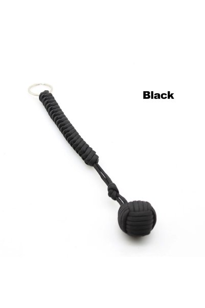 Choice11 Black Outdoor Security Protection Black Monkey Fist Steel Ball for G...