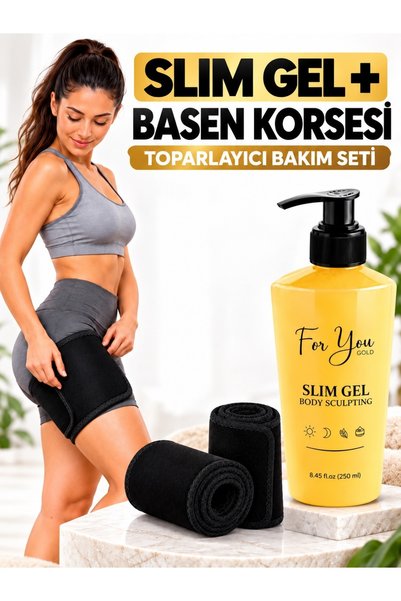 For You Gold Slim Jel - Sıkılaştırıcı - Toparlayıcı - Çatlak ve Selülit Kremi...