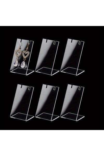 Choice 6pcs 3/6pcs Display Stands, Necklace Earring Organizer for Jewelry Dan...