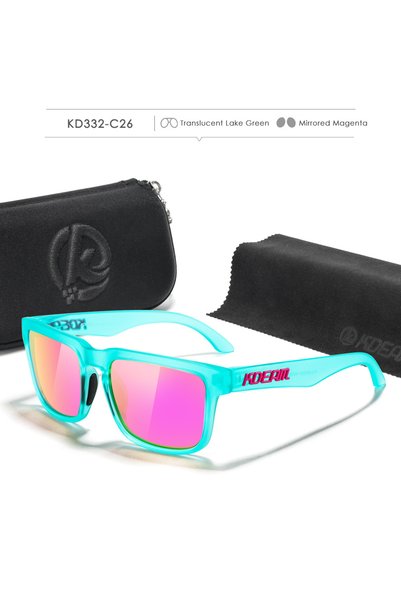 Choice C26 mirrored magenta KDEAM Photochromic And Polarized Sunglasses Men C...